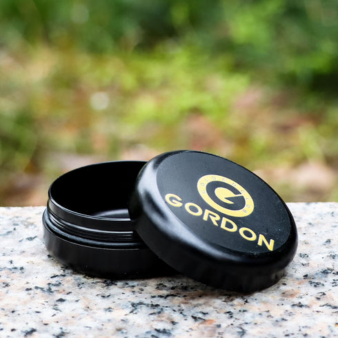 Gordon Smell Proof Airtight Aircraft Aluminum Storage Cigarette Jar, Black Stash Jars, 50 mm Size Smell Proof Container